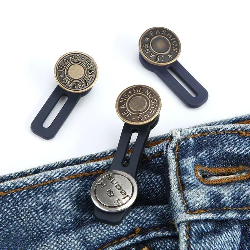 6 pcs Jeans and Pants Button Extenders: Universal Wait Expanander for Women and men, Instant Band Extension Solution 6