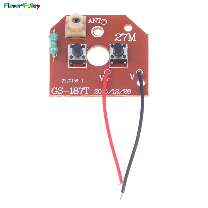 

1pc 2CH RC Remote Control 27/40MHz Circuit PCB Transmitter & Receiver Board Radio System For Toy Car