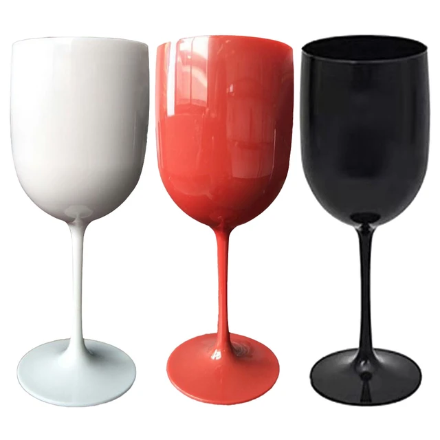 Coupe Champagne Blanche Plastique  Unbreakable Plastic Wine Cup - Plastic  Cups Wine - Aliexpress