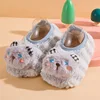 Winter Plush Baby Slippers Cute Cartoon Bear Sock Shoes for Infant Boys Girl Soft Sole Anti-slip Floor Socks Kids Walking Shoes 6