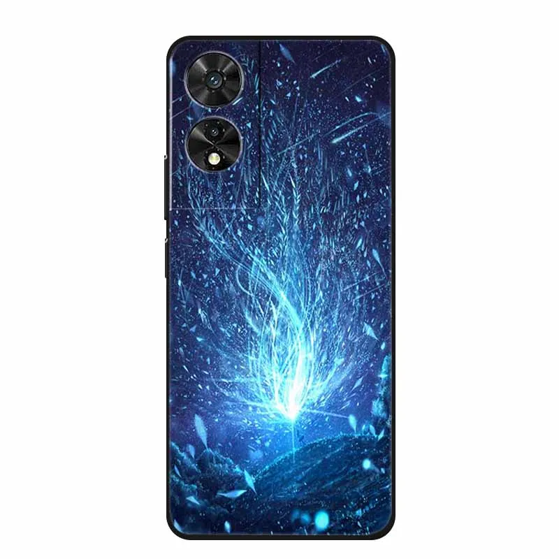Black Geometric Silicone TPU Phone Case - Soft Back Cover Shield