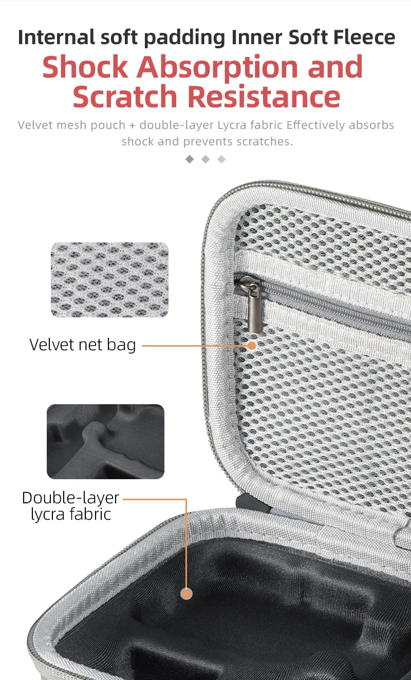 Mini-Aufbewahrungstasche für DJI OSMO NANO, Tragetasche, Handtasche, Schutzbox für DJI OSMO NANO Kamerazubehör – Detail 7
