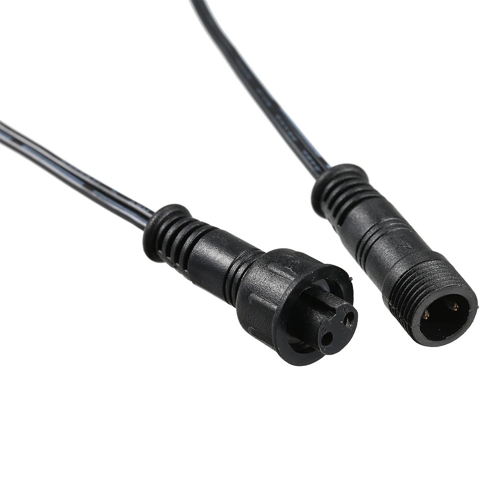 5 PCS Tomshine Extension Cable Wire 1M/ 3.3Ft 2Pin with Male and Female Connectors IP67 Water Resistance for Deck Light