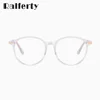 Ralferty Clear Glasses for Kids Girls TR90 Round Transparent Eyeglass Frame Children Optical Prescription Myopia Frame Anti Blue 2