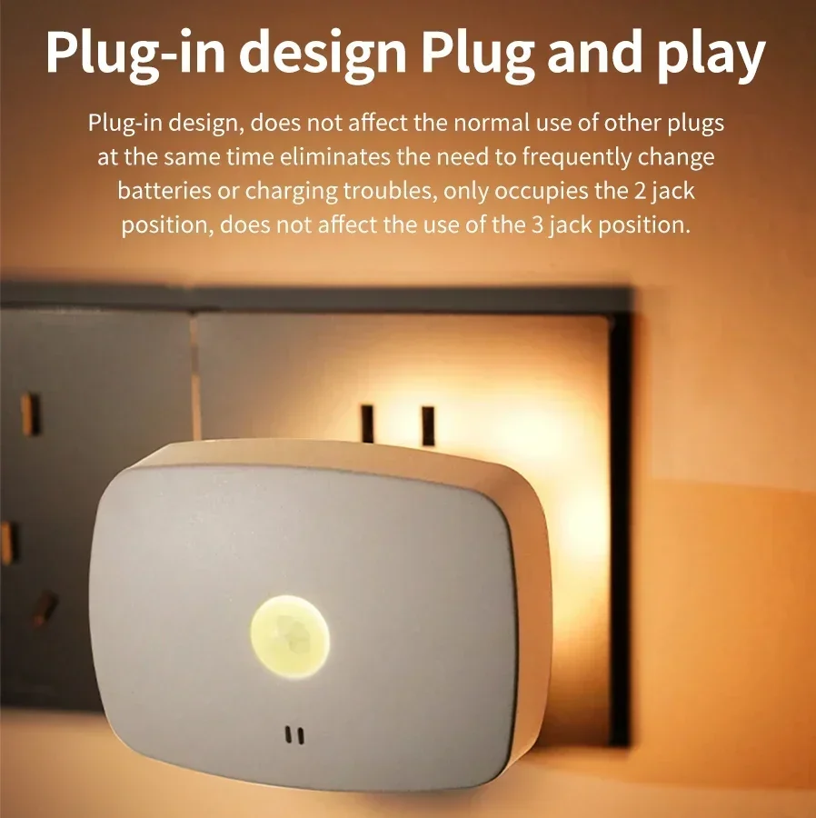 Versatile Motion-Activated LED Wall Lamp with Adjustable Lighting