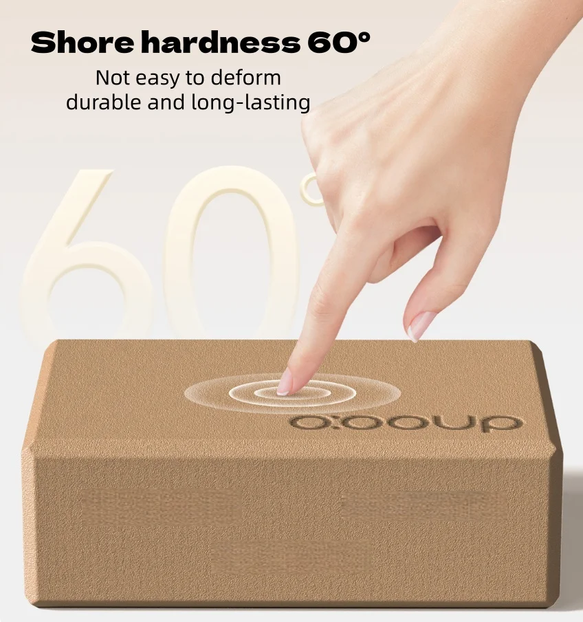 Premium Non-Slip Yoga Block - High-Elastic EVA, Ideal Pilates Fitness Aid, Perfect