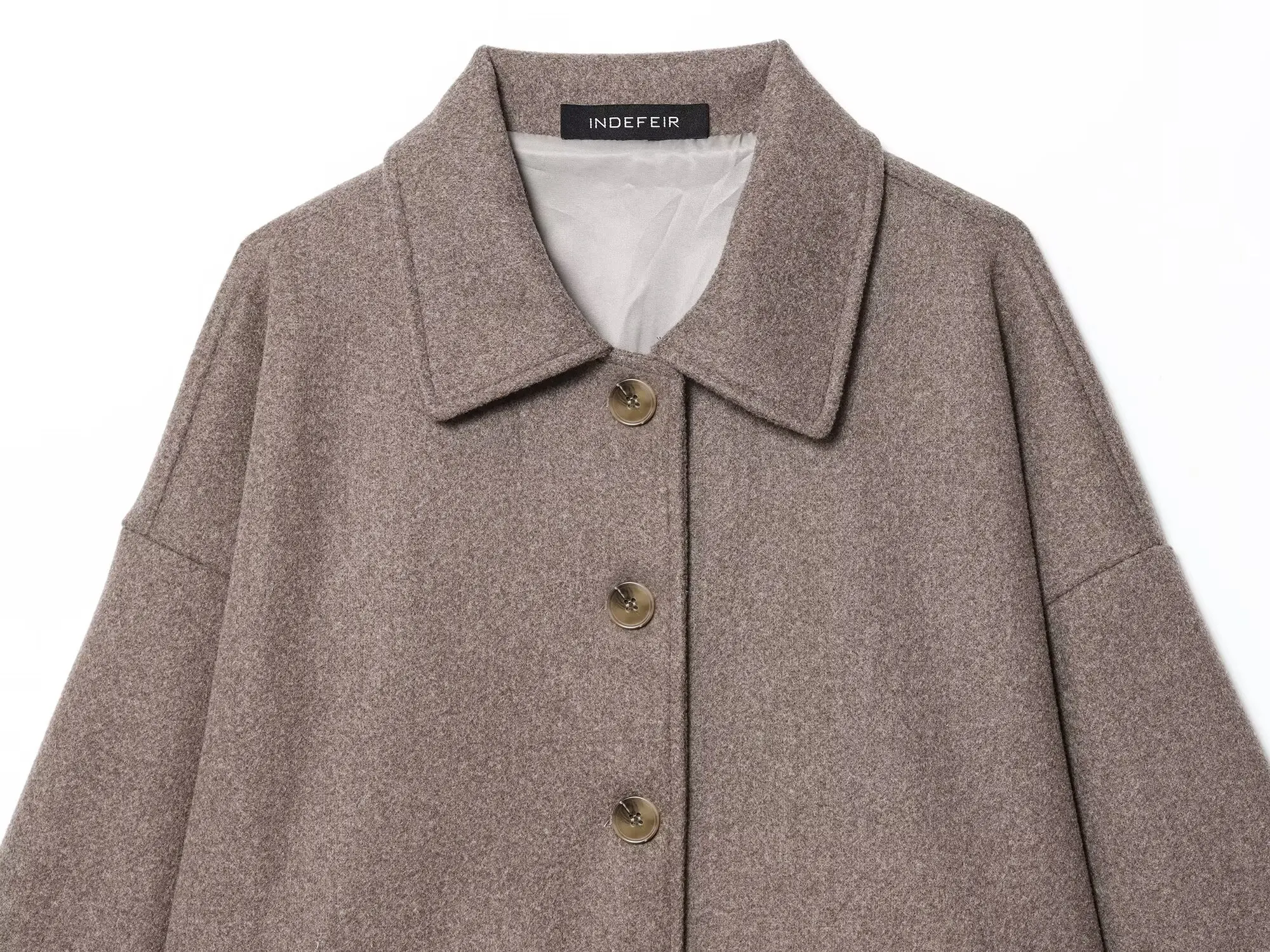 Women Short Woolen Coat Autumn Winter Loose Long-Sleeved Warm Jackets Fashion Joker Elegant Women's Streetwear Youth Outerwear