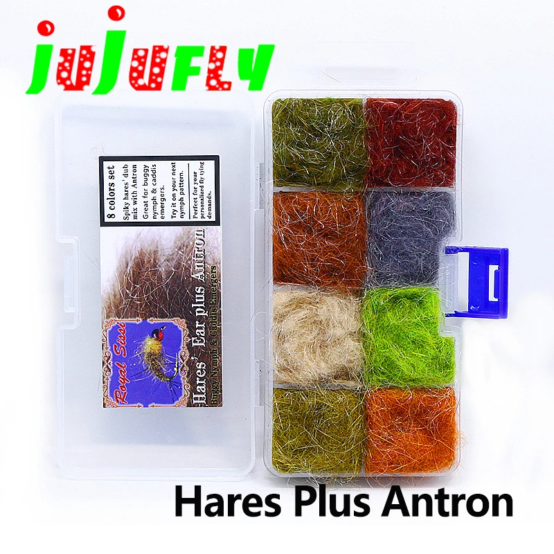 jujufly well blended caddis nymph fly dubbing dispenser imitate stream  insects 8colors set aquatic insects nymph dub plus Antron - AliExpress