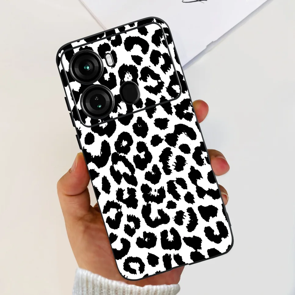 Lovely Astronaut Soft Silicone TPU Black Phone Cover, 6.6