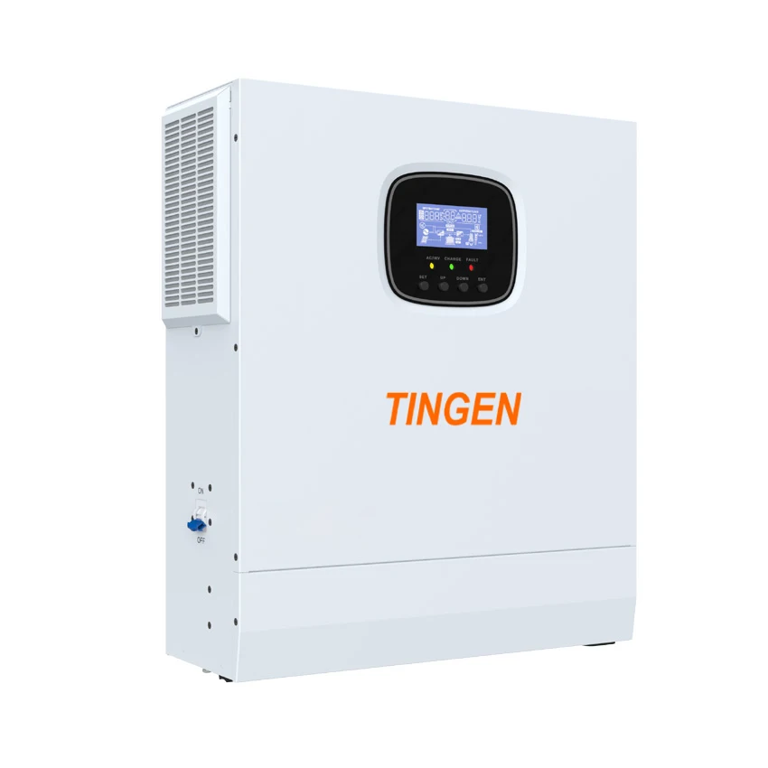 5000W 5KW 하이브리드 태양광 인버터 오프 그리드 48V DC  110V 120V 220V AC 출력, 80A MPPT 태양광 충전기 최대 500V PV HSI5000U