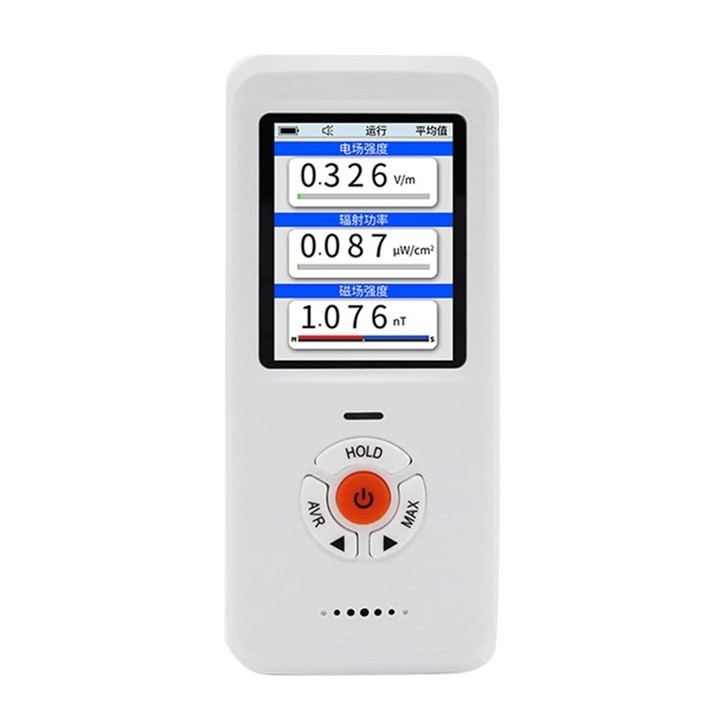 

White Radiation Detector Plastic Radiation Detector Digital TFT 2.0 Color Display Multifunctional Radioactive Detector
