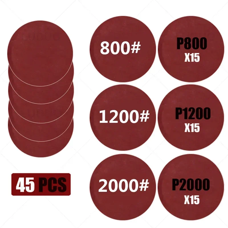 Comprehensive Car Headlight Restoration Sanding Kit with Polishing Discs