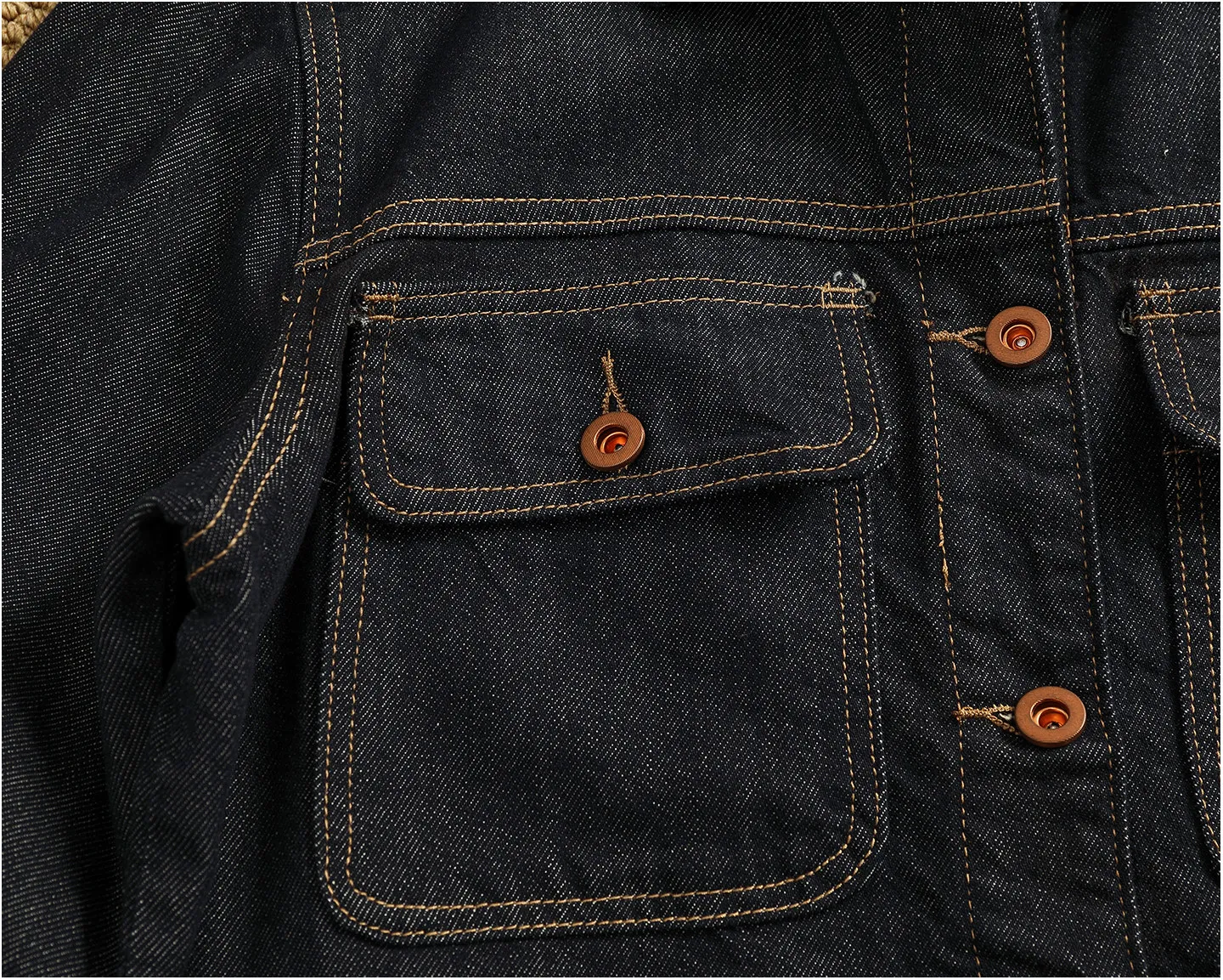 Spring New American Retro Heavyweight Solid Color Multiple Pockets Denim Jacket Men's Fashion Washed Loose Leisure Outerwear