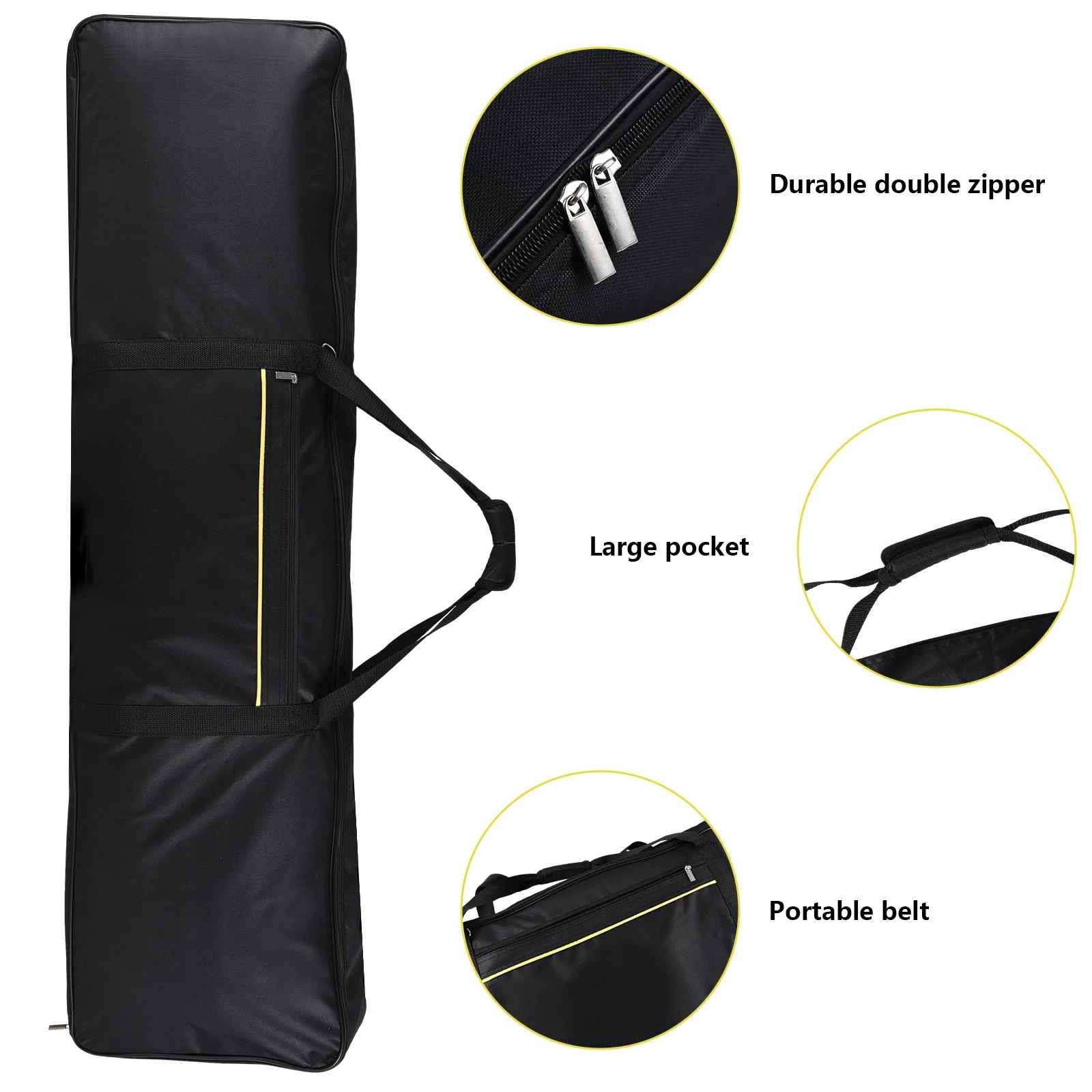 88 Keys Electronic Piano Bags Waterproof Oxford Cloth Thickened Handbag Keyboard Suitcase Electronic Piano Accessories
