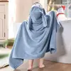 Thickened Bath Towels Cute Children Newborn Baby Super Soft Absorbent Pure Cotton Hooded Cloak Bath Towel Can Be Worn Blanket 1