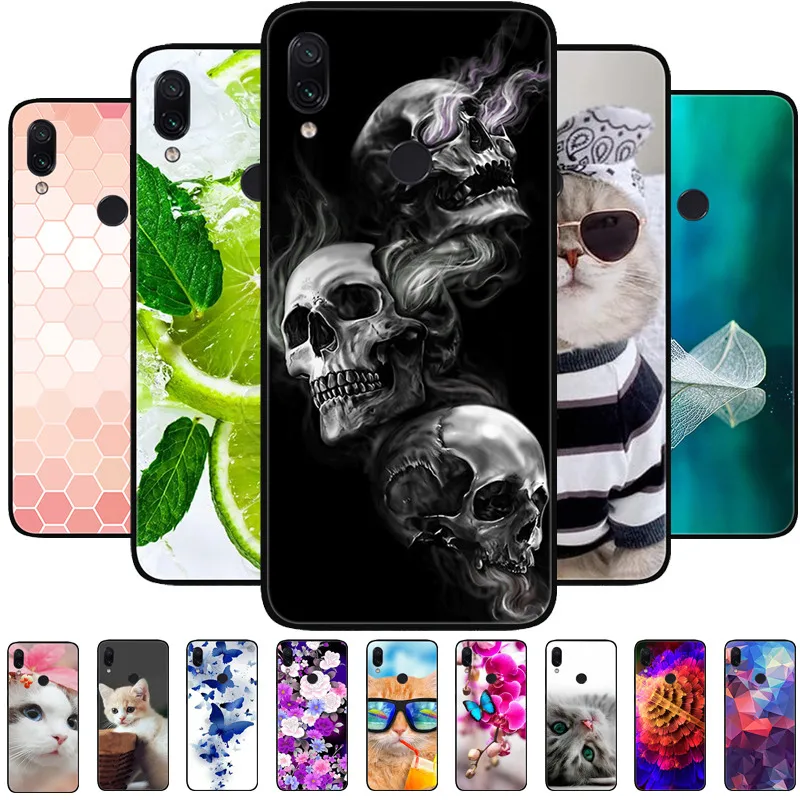 Per Xiaomi Redmi Note 7 Pro Custodia Morbida In Silicone Tpu Custodie Per Xiaomi Redmi 7 Note7 Custodia Cat Painted Coque Redmi Note 7 Pro Case