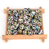 LOFCA 10pcs Leopard Hexagon  Silicone Loose Beads Teething Beads DIY Chewable Teething Beads BPA Free Baby Teethers 6