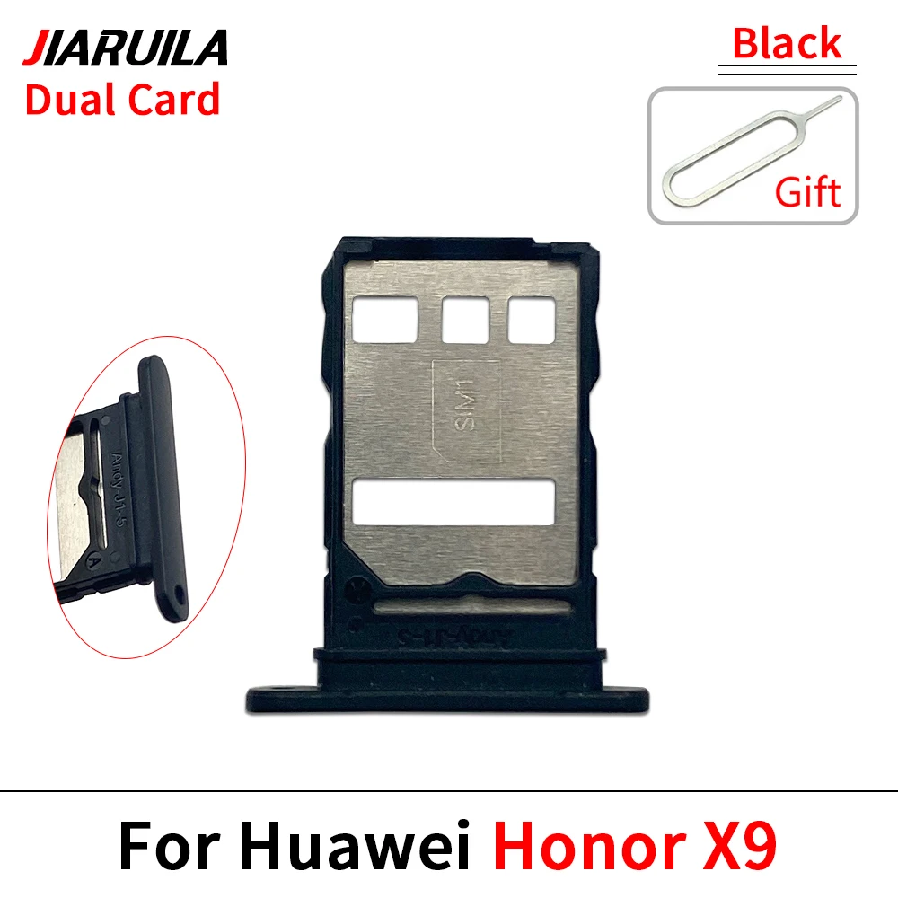 화웨이 X9A X9 5G X9 X9B SIM 카드 트레이 홀더 싱글 듀얼 슬롯 교체 부품 50개/세트