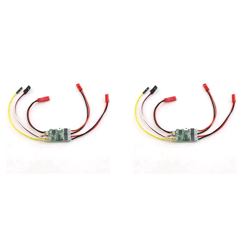 

2X двухсторонний двунаправленный 5A ESC Матовый контроллер скорости двухсторонний ESC 2S-3S Lipo для радиоуправляемой модели автомобиля лодки бака запасные части