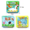Infant Educational Toys  Can Not Tear Bath Cloth Book Baby Enlightenment Cartoon Waterproof Picture Baby Book  Toy Cloth Book 2