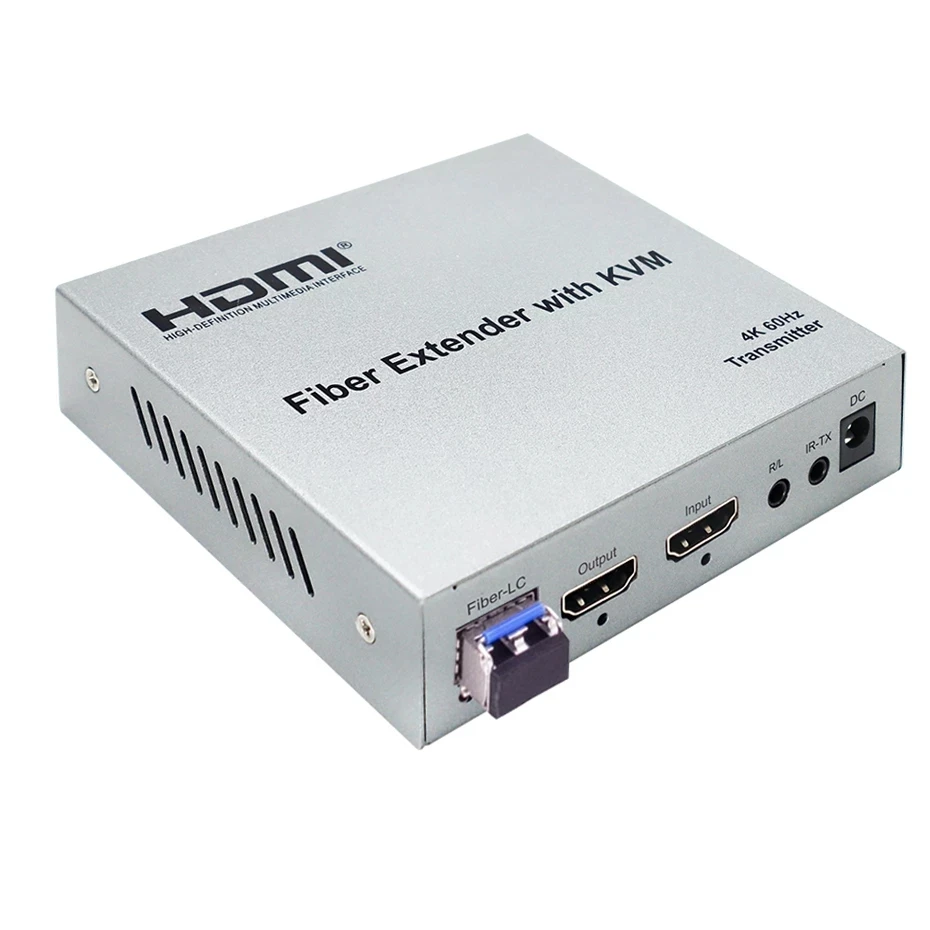 HDMI KVM  ͽٴ, LC  ̺, HDMI- Ʈù  ͽٴ, Ű 콺 , 20km, 4K, 60Hz