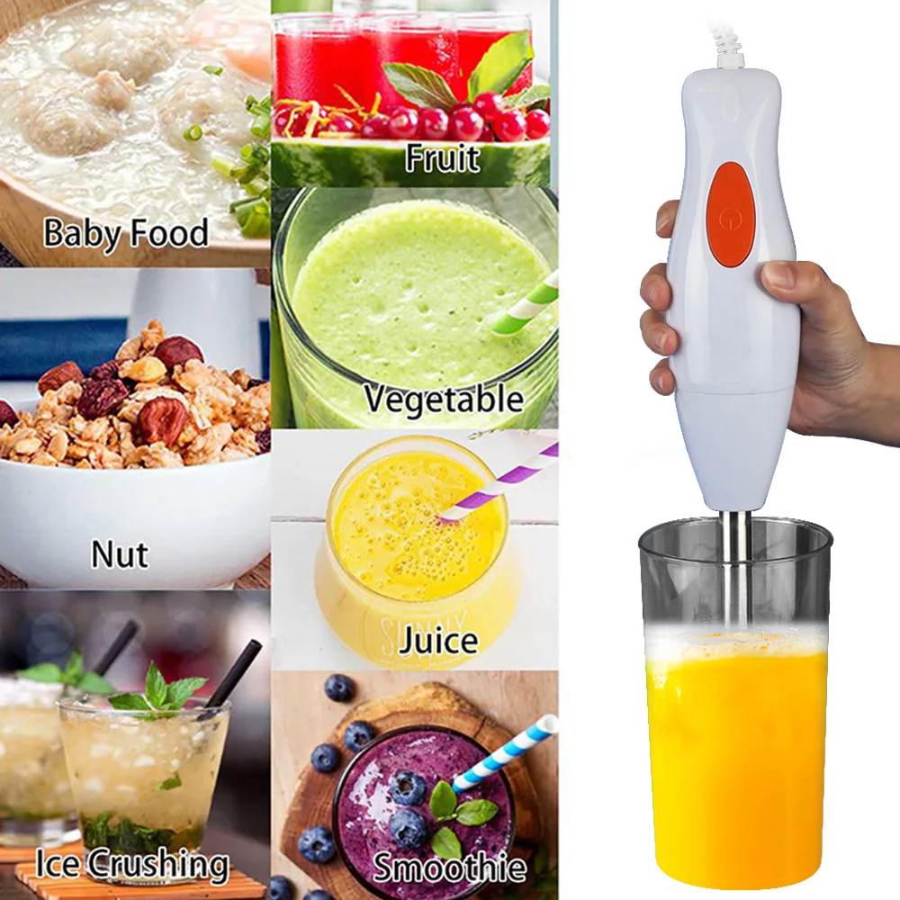 3 IN 1 Electric Hand Blenders Mixer Handheld Mixture Kitchen Mixer Eggs  Blenders Baby Food Grinder Stick Juicer Vegetables EU - AliExpress