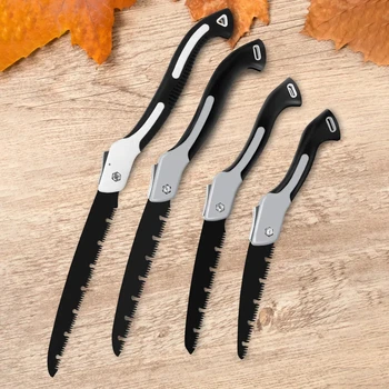 130-300mm Folding Saw SK5 Steel Blade Hand Saws Saw Blade Japanese Saw Garden Pruning Trimming Outdoor Wood Cutting Hacksaw