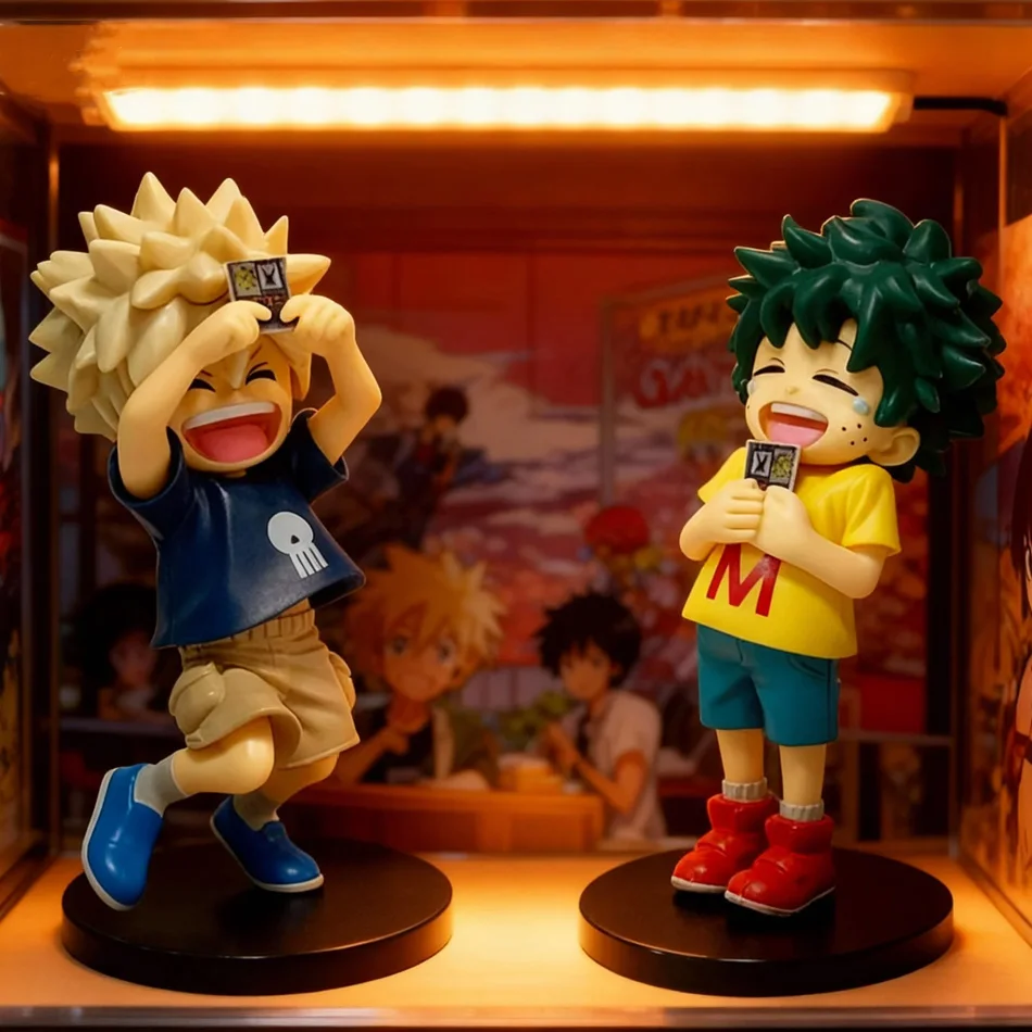 Neue My Hero Academia (MHA): Tomura Shigaraki / Izuku Midoriya / Katsuki Bakugo Niedliche Chibi PVC-Figur | Sammler-Spielzeugmodell – Detail 23
