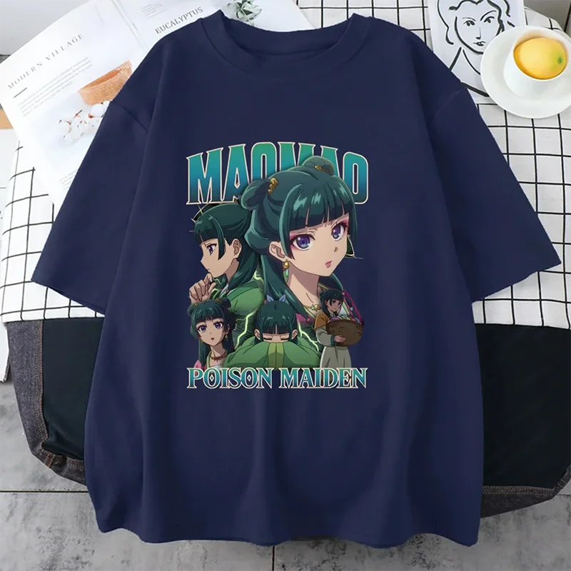 New The Apothecary Diaries Printed T-shirt Women Men Personalized Summer Shirt Casual Anime Harajuku Women's Tops 6