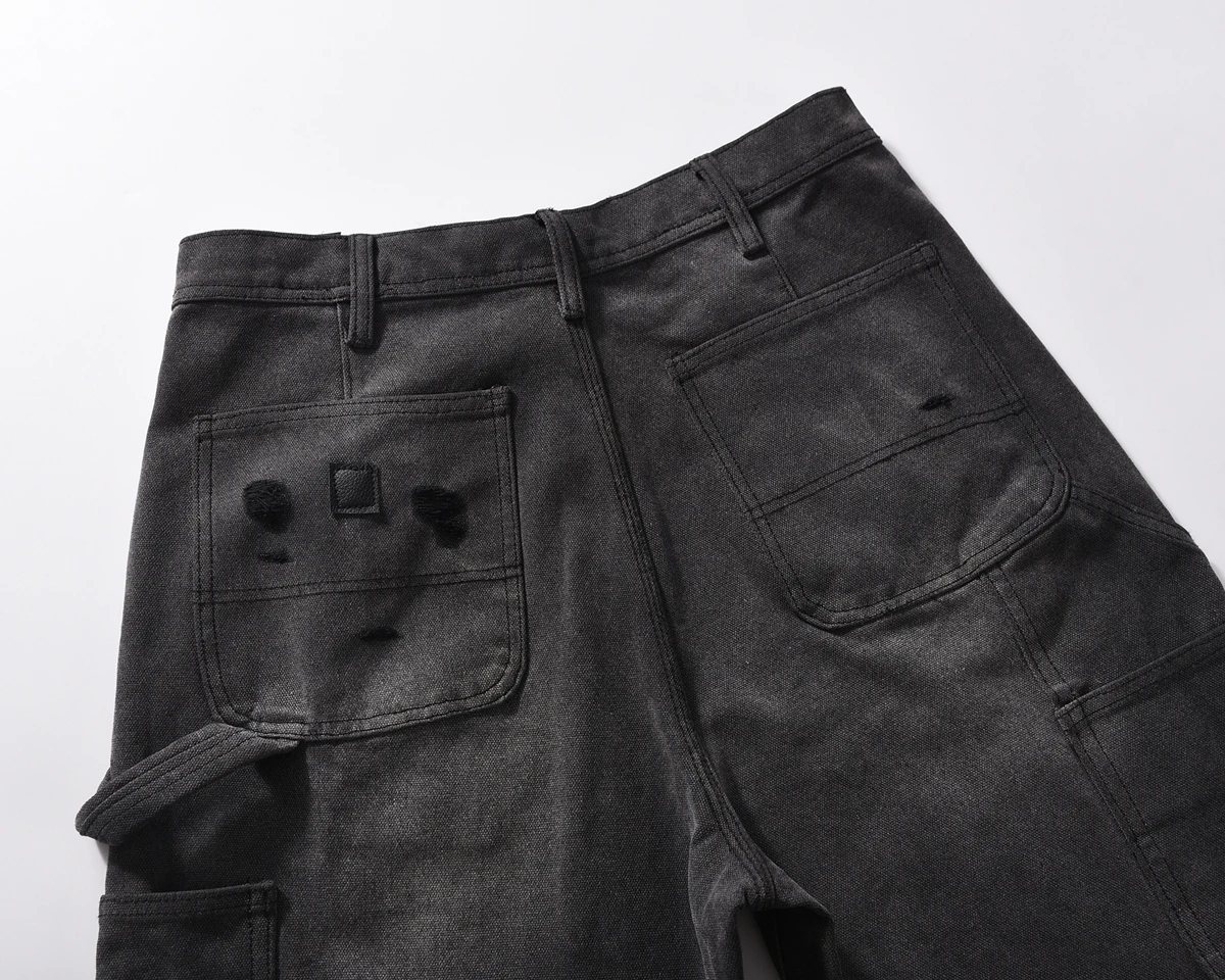 Yao Fashion ERD Luxury Casual Cargo Jeans Streetwear Loose Vintage Ripped Pants High Streetwear HipHop Unisex Trousers For Men 6