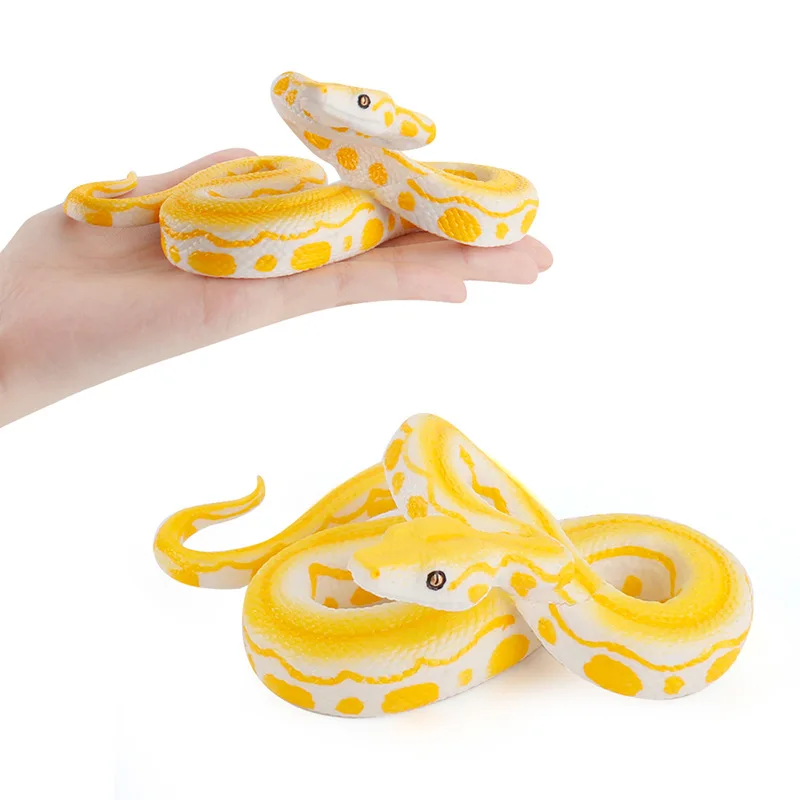 Halloween Realistic Simulation Snake Model Scary Rubber Snakes Tricky Pranks Toys Horror Toy for Party Event Gag Gifts prank toys joke toys snake toy