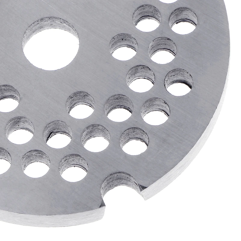 Meat Grinder Spare Parts Meat Grinders Plates Center Hole 8.2mm Stainless Steel Food Grinder Attachments
