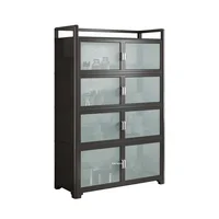 Nordic Aluminum Alloy Kitchen Cabinets for Kitchen Furniture Storage Cabinet Multifunction Upscale Multilayer Household Cupboard 1
