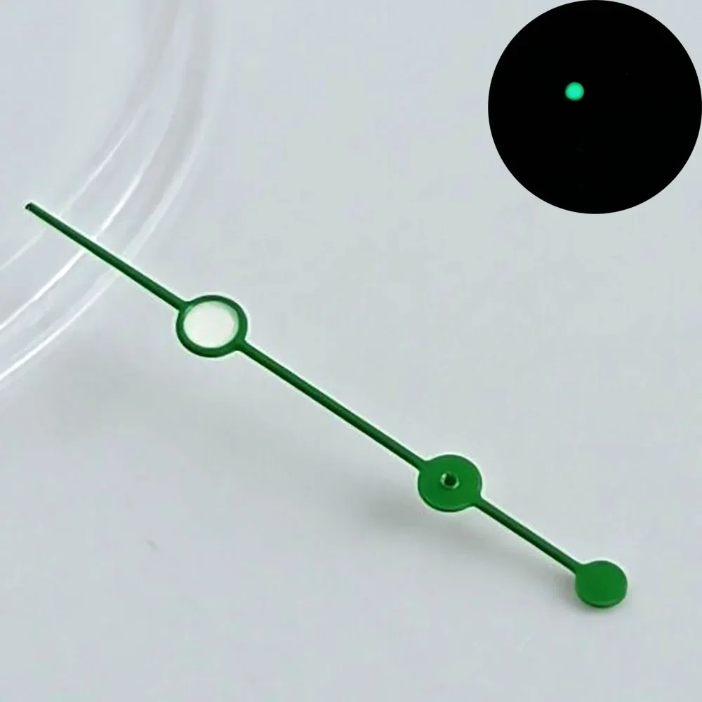 Premium Glow-in-the-Dark Watch Pointer - Blue/Green/Black Customizable Second Hand