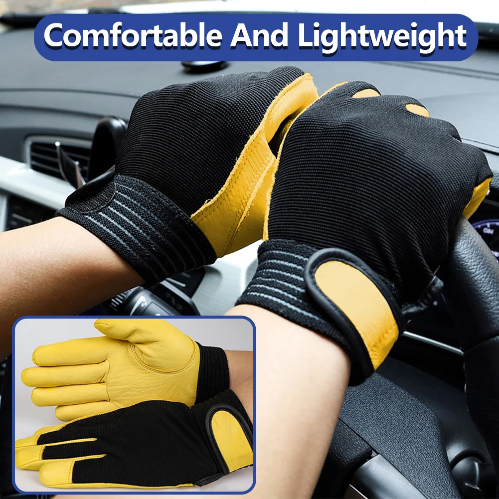 New Model Prevent Slipping Full Finger Knitted Working Safety Gloves for  Gardening Parts Moving - AliExpress