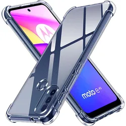 1.5MM Ultra Protective Clear Air-Bag Phone Case for Moto E6 Plus (Clear)