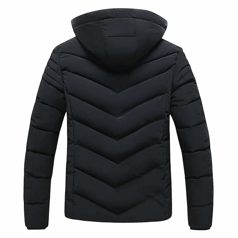Men's Coats Casual Parkas Coat Mountaineering Motorcycle Jacket Clothing Winter Man Fashionable Camping Windproof Heating Male