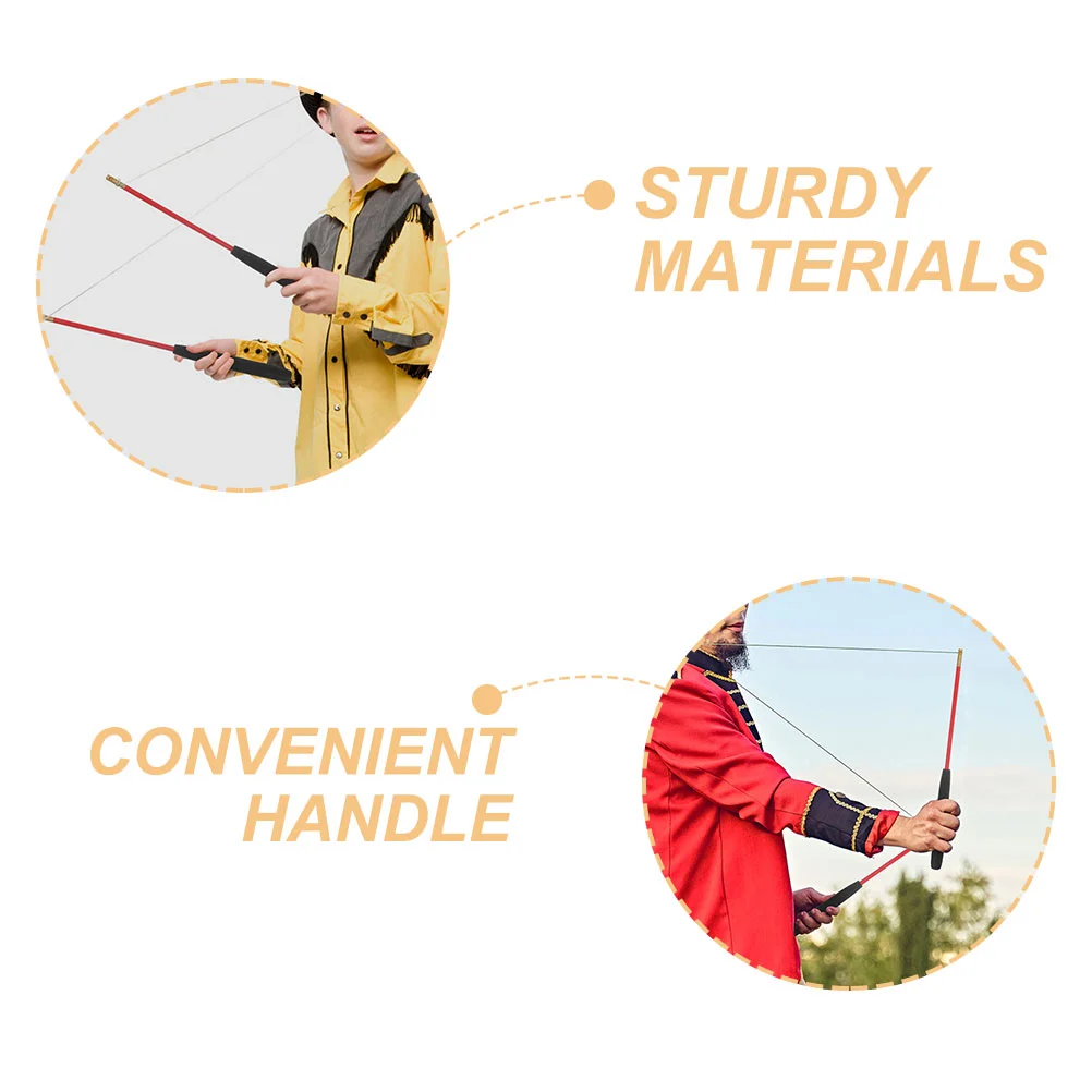 Diabolo Shaker Traditional Stick Fitness Bearing Glass Supplies 2 Pairs Sticks Juggling Red Acrobatics Handstick Elder
