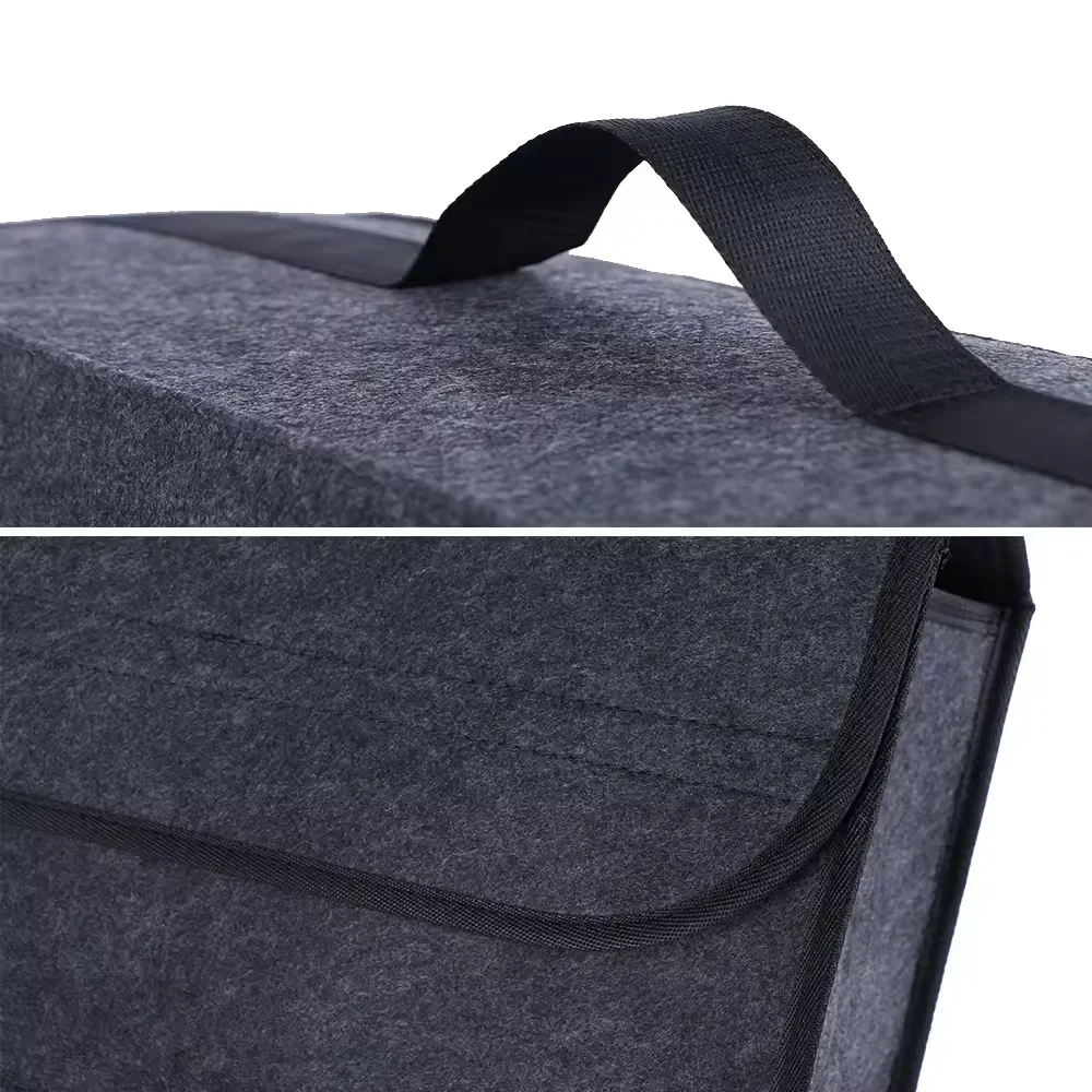 Car bag storage box thickened felt storage pocket organizer box car accessories Storage Box per