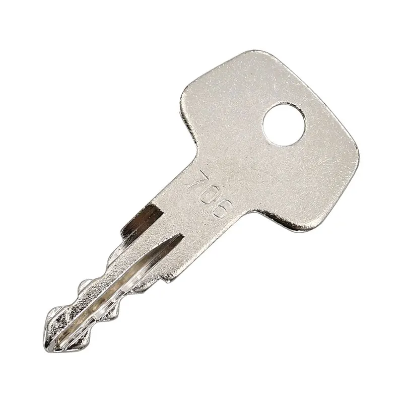 Fuel Cap Lock Key 706 Compatible with Hitachi Liebherr J2 Heavy Equipment