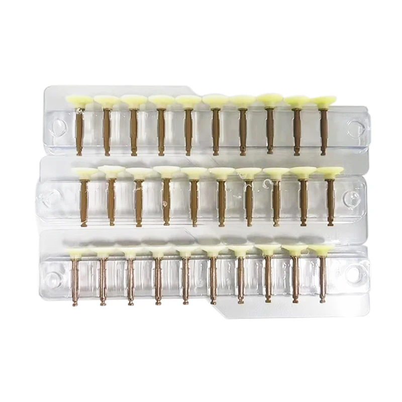 30Pcs/Box Dental PreMounted Enhance Finishing Discs Polishing Cups