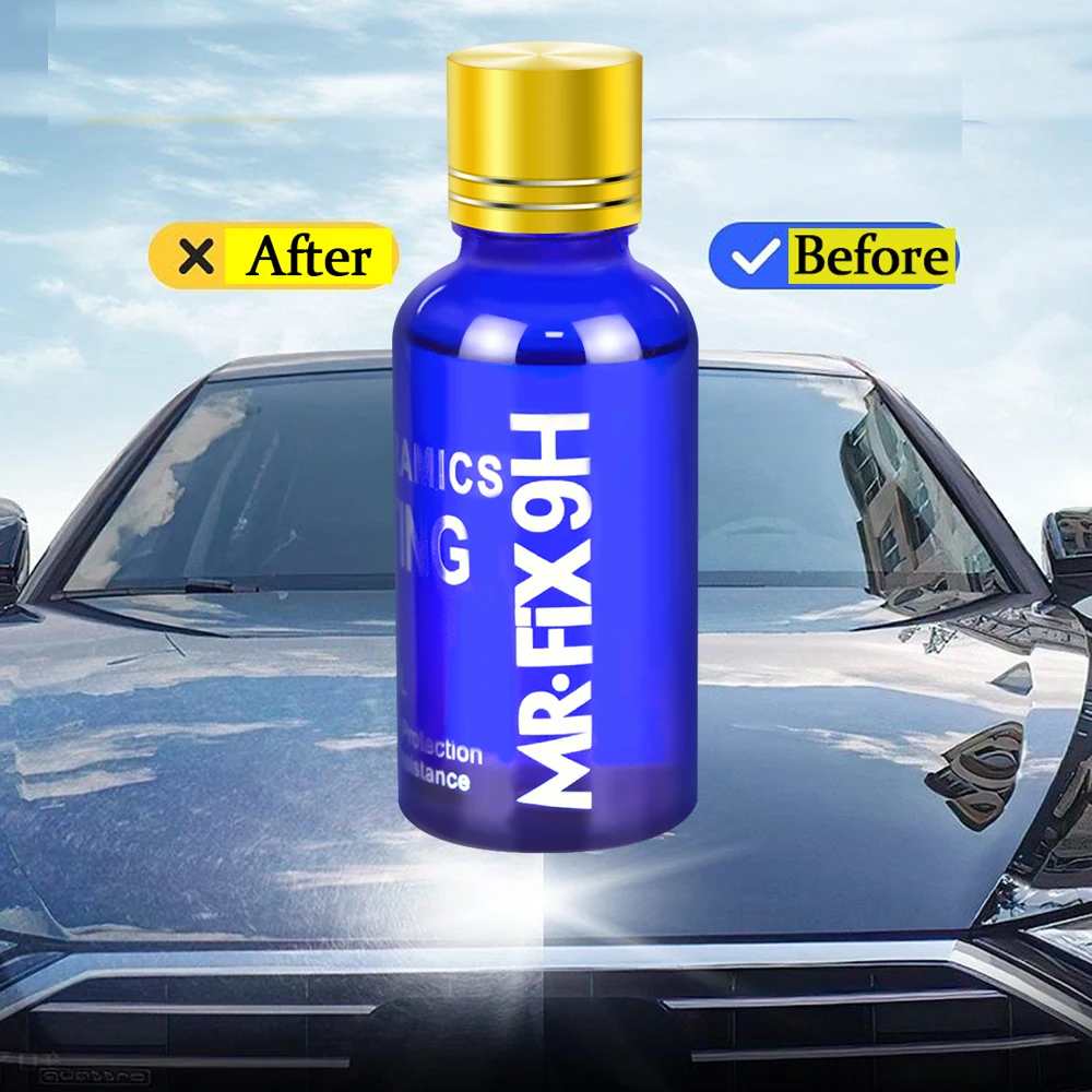 3pcs 9h Car Liquid Ceramic Coat Super Hydrophobic Glass Coating Set  Polysiloxane And Nano Materials Ceramics For Cars - Paint Care - AliExpress