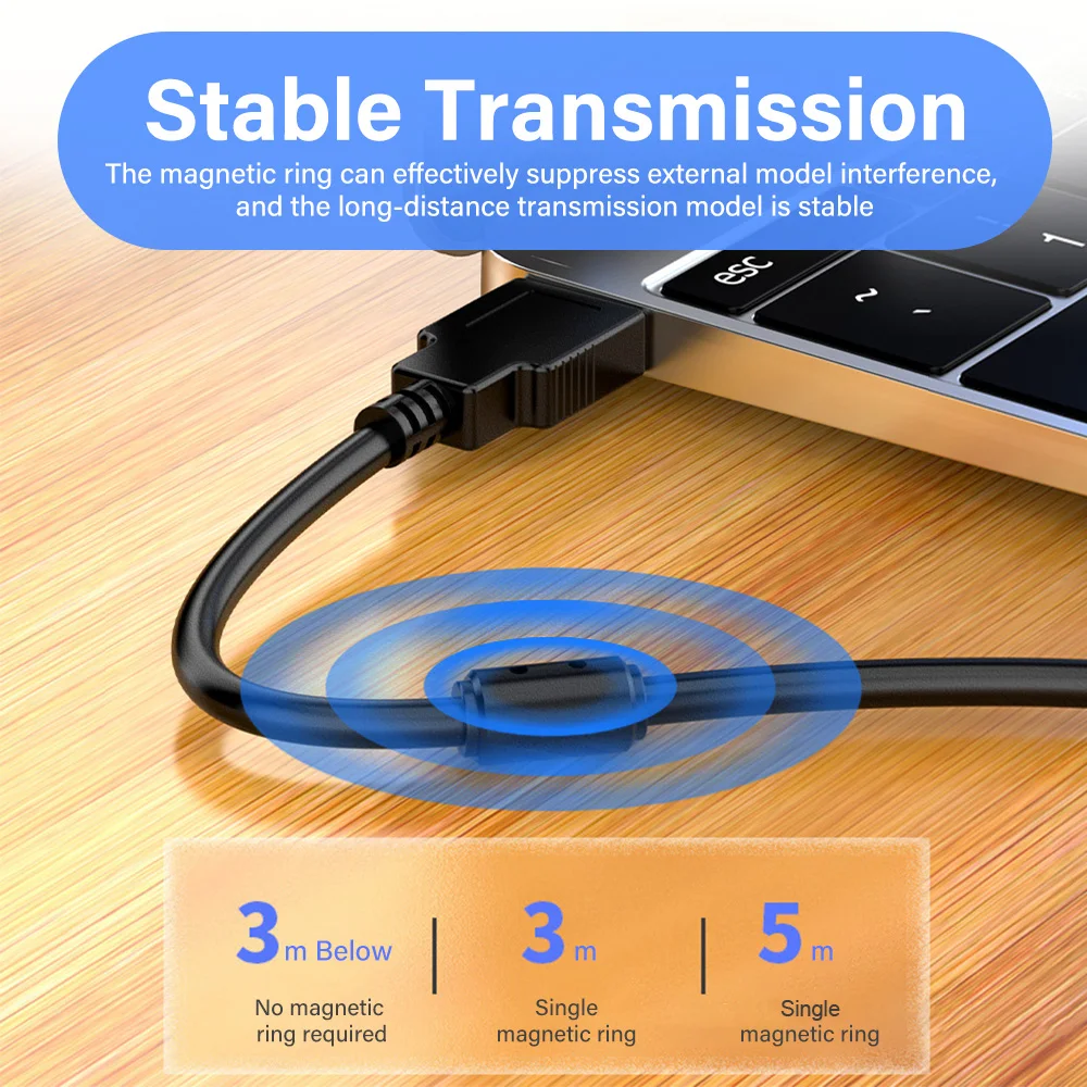 รูปสินค้า สาย USB ความเร็วสูง รองรับเครื่องพิมพ์และอุปกรณ์อิเล็กทรอนิกส์