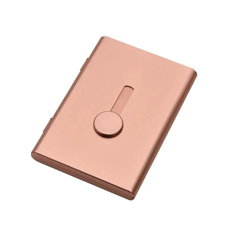 Sleek Slide-Out Business Card & Credit Card Holder