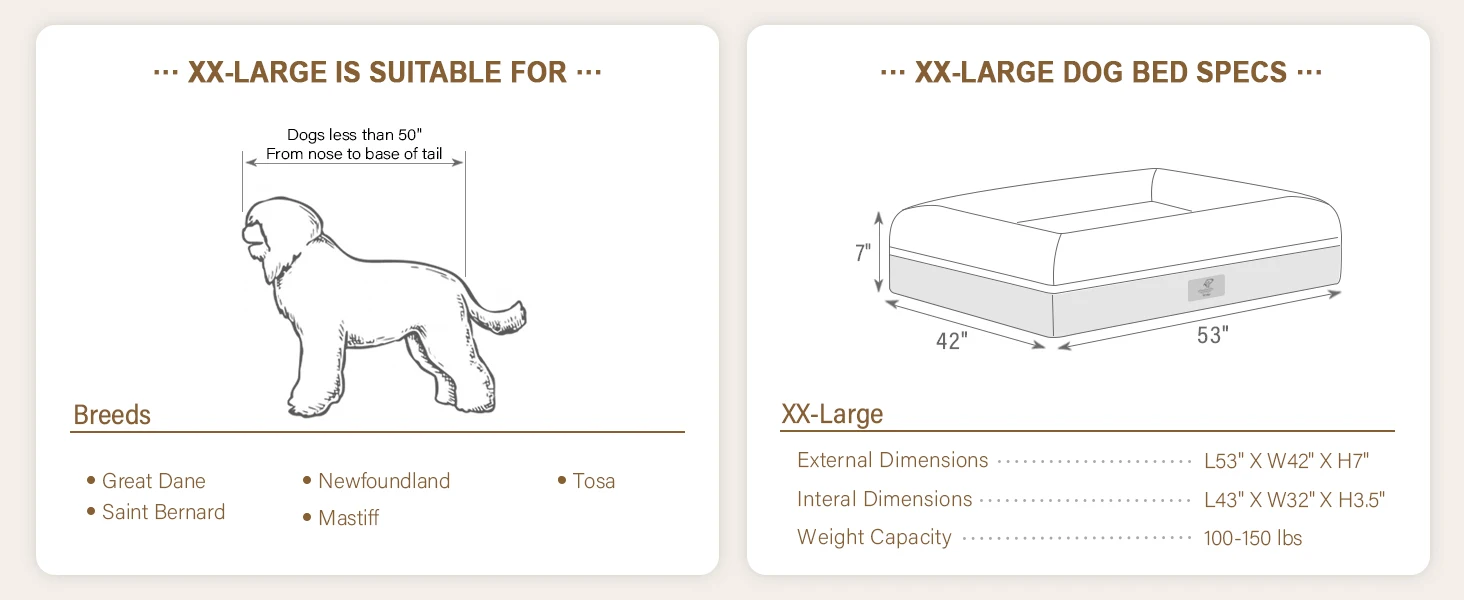 xxl dog bed