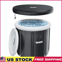 Athletes Recovery Ice Bath Tub Portable Cold Therapy Inflatable Barrel Cover 100 Gallons Capacity Waterproof Durable Easy 1