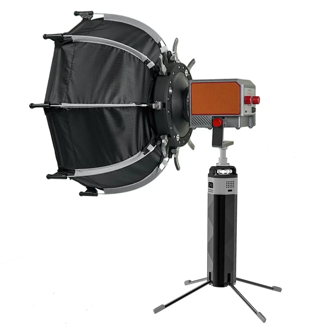 5000mAh Battery Handle Power Supply with 1/4 Threaded Type-c D-TAP Power Handle For Photography Light LED Video Lights