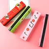 New 16 Holes Children Wooden Harmonica Musical Instrument Toys Music Teaching Aids Puzzle Early Education Kindergarten Beginners 6