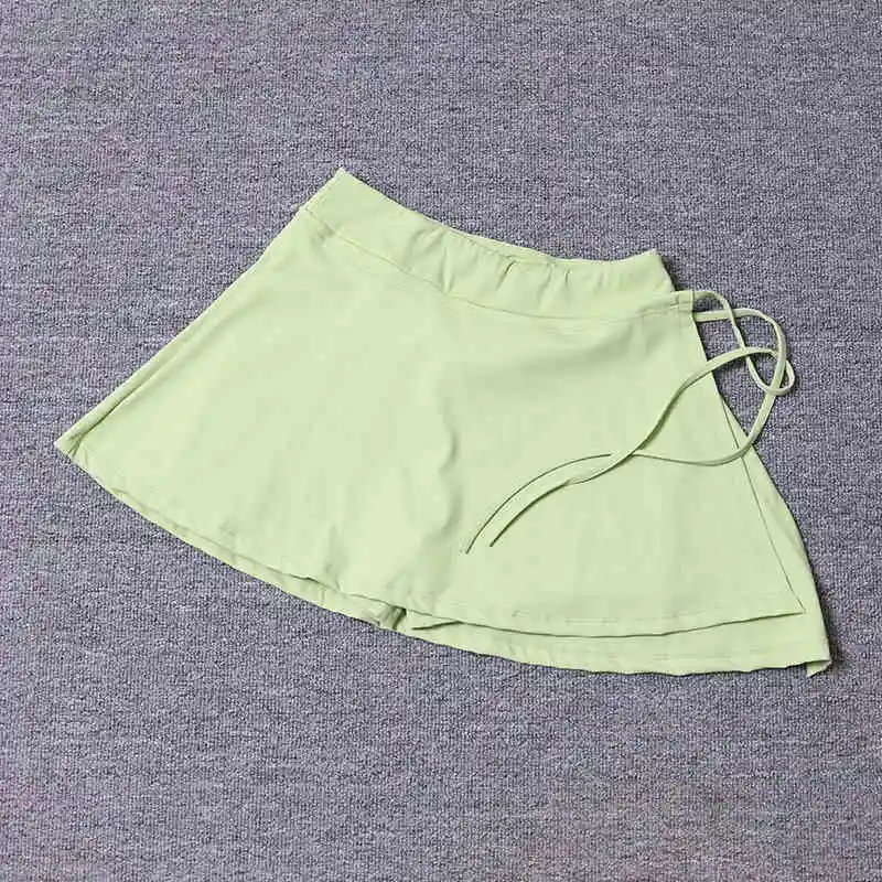 Hot Selling Blank Tennis Elastic Skirt for Ladies Indoor Sports Training Gym Wear Skirts Breathable Quick Dry Lawn Tennis Skirt