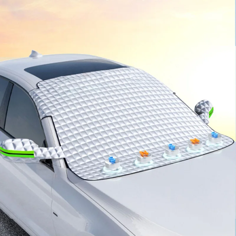 Magnetic Car Front Windscreen Cover car sunshade windshield sunshade windshield sun shade car cover car snow shield Automobile Sunshade Windshield Snow Sun Shade Waterproof Exterior Covers Accessories